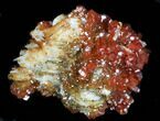 Red Vanadinite Crystal Cluster - Morocco #36983-1